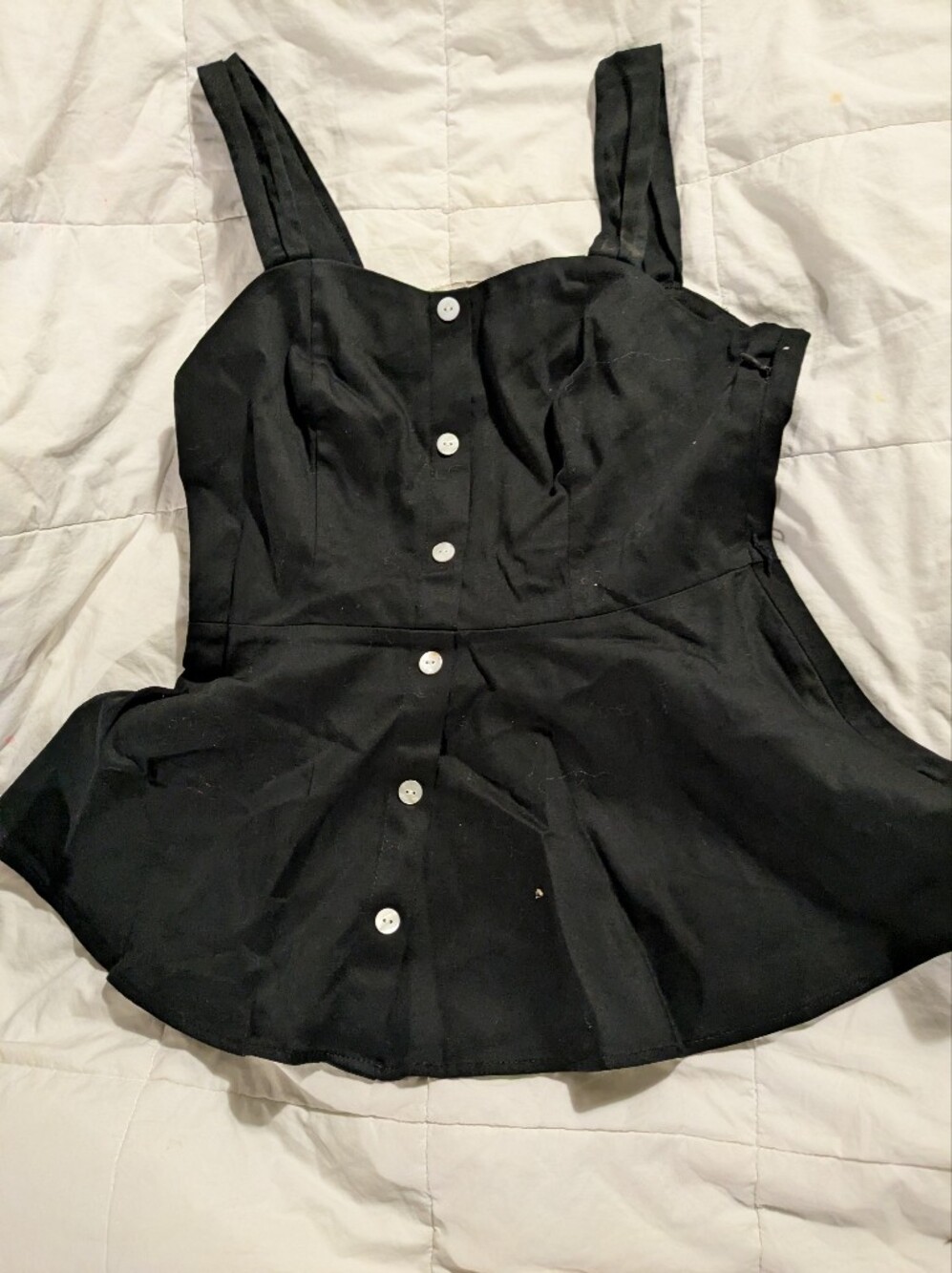 ❤️ Cute Black Goth Top